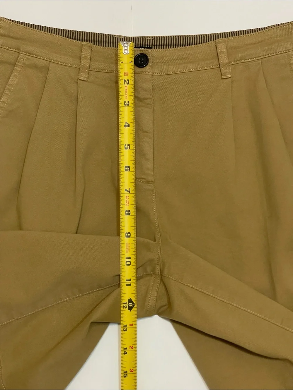J. Crew Women's High-Rise Pleated Khaki Shorts Size 6